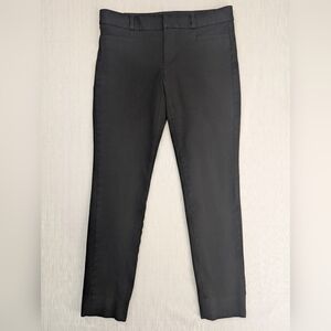 Banana Republic Black Sloan Cropped Stretch Capris Pants Size 0